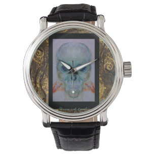 Skull Skeleton Halloween Death Maureen Girard Watch
