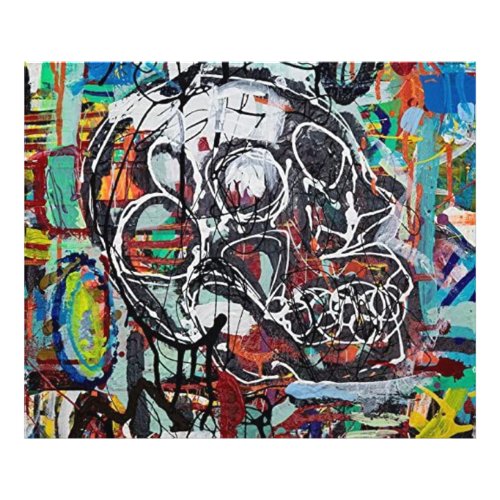 skull skeleton skull watercolor skull pattern photo print