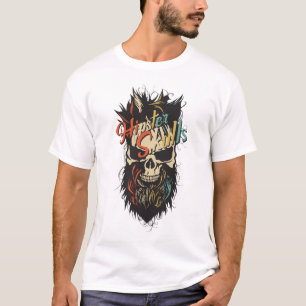 skull skull skull skull skull logo T-Shirt