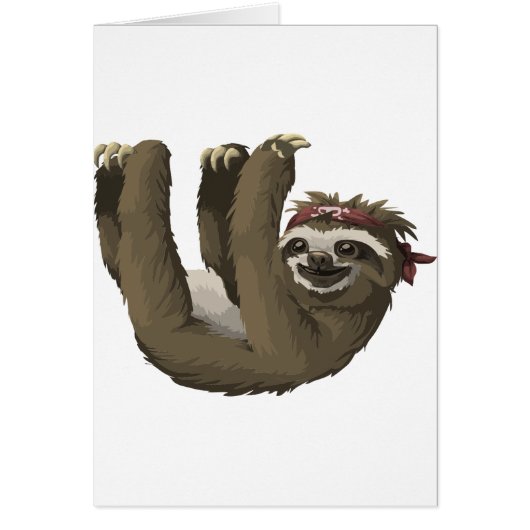skull sloth cards (Front)