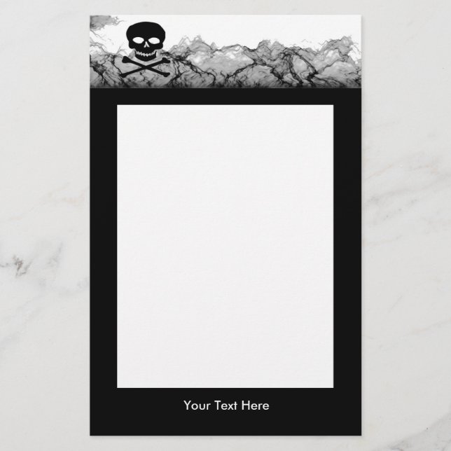 Skull Smoke Stationery (Front)