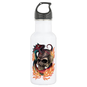 Skull + Snake Water Bottle