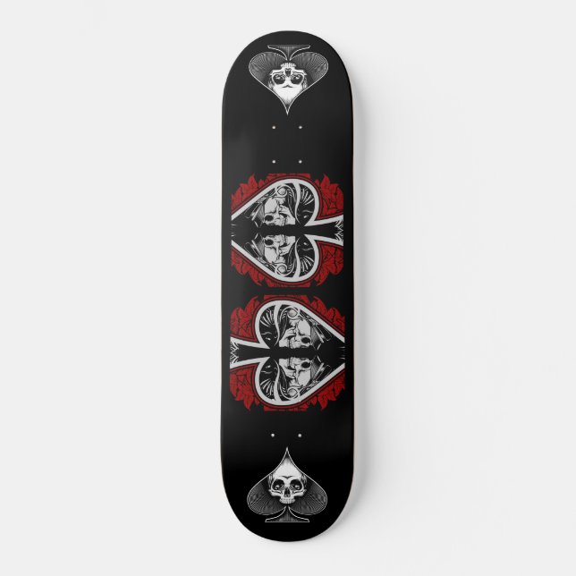 Skull Spades Skateboard (Front)