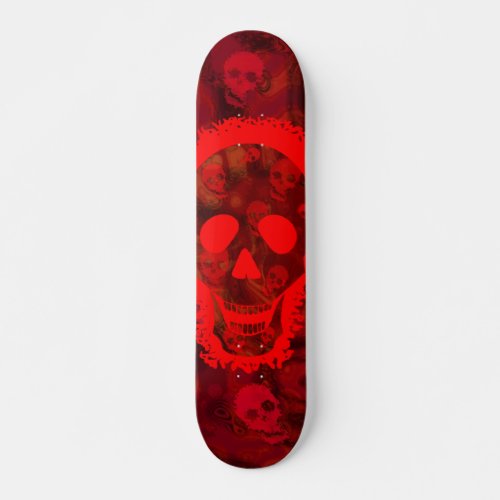 Skull Specters Big Skull Red skateboard