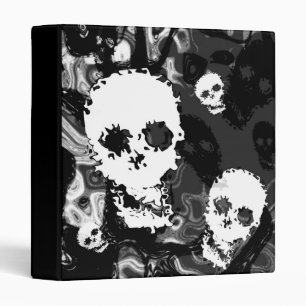 Skull Spectres B&W binder