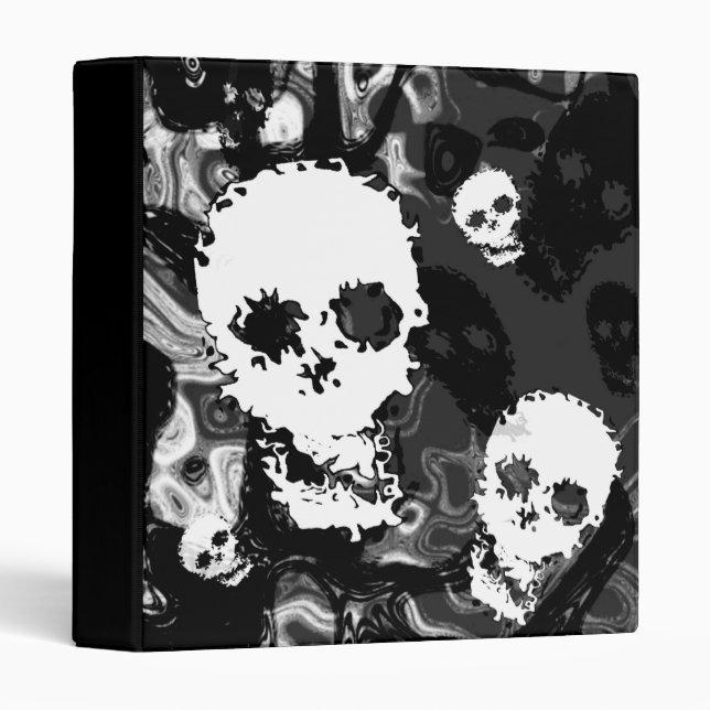 Skull Spectres B&W binder (Front/Spine)