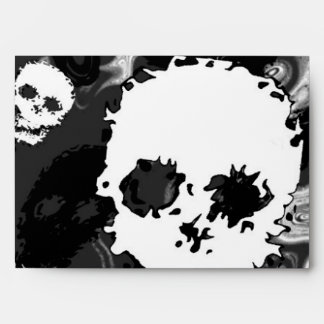 Skull Spectres B&W envelope