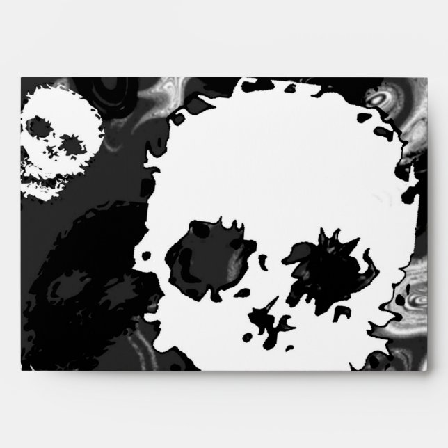 Skull Spectres B&W envelope (Front)