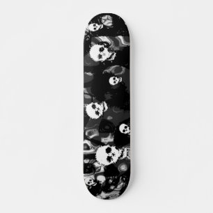 Skull Spectres B&W skateboard Deck