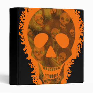 Skull Spectres Big Skull Orange binder