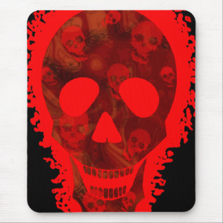 Skull Spectres Big Skull Red mousepad