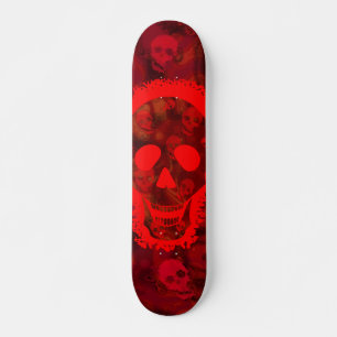 Skull Spectres Big Skull Red skateboard Deck