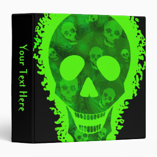 Skull Spectres big skull 'Your Text' binder