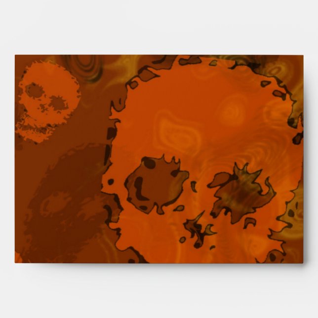 Skull Spectres Orange envelope (Front)