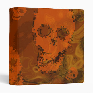 Skull Spectres Orange (large skull) binder