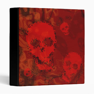 Skull Spectres Red binder