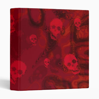 Skull Spectres Red (small skull) binder