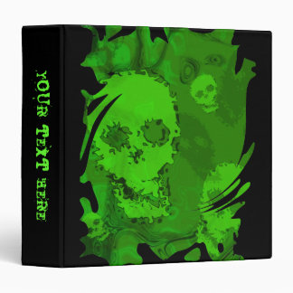 Skull Spectres swirl 'Your Text' binder