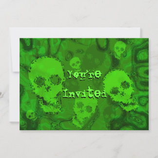 Skull Spectres 'You're Invited' invitation