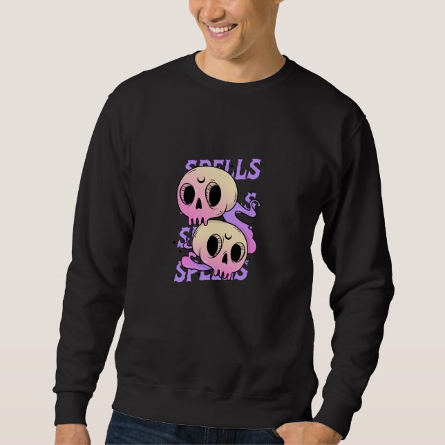 Skull Spell!! Sweatshirt (Front)