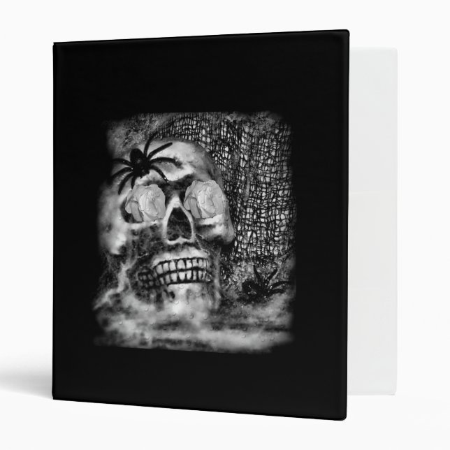 Skull-Spider and Rose Binder (Front/Inside)