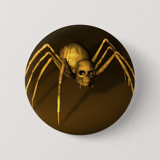 Skull Spider Button (Front)