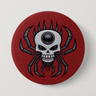 Skull Spider Button