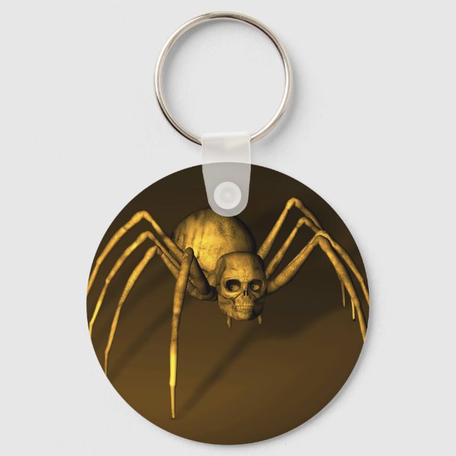 Skull Spider Keychain (Front)