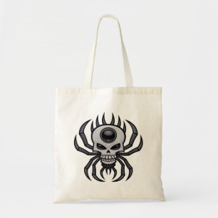 Skull Spider Tote Bag