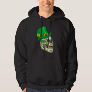 Skull St Patricks Day Irish Saint Patricks Day of  Hoodie