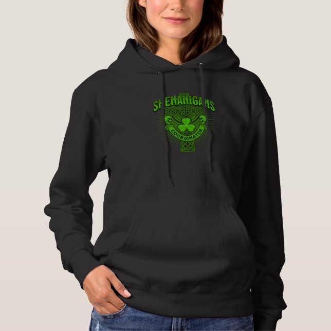 Skull St Patricks Day Irish Saint Patricks Day Of  Hoodie (Front)