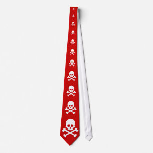 skull stackz neck tie