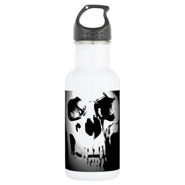 Skull Stainless Steel Water Bottle (Front)