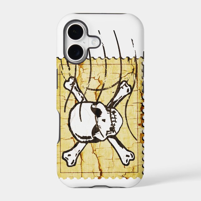 Skull Stamp 2 Case-Mate iPhone Case (Back)