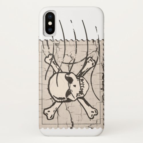 Skull Stamp iPhone X Case