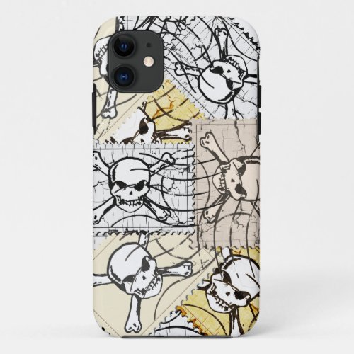 Skull Stamp iPhone 11 Case