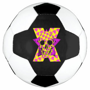 Skull Star Soccer Ball