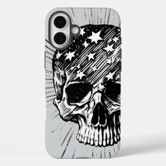 Skull & Stars II iPhone 16 Plus Case