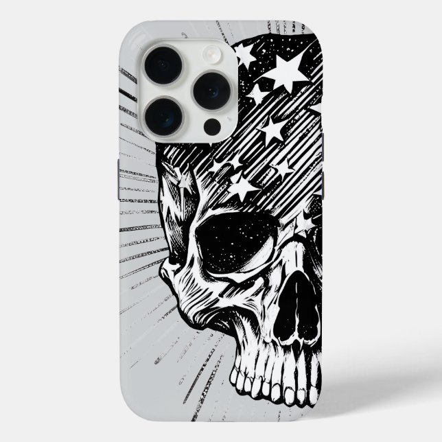 Skull & Stars II Case-Mate iPhone Case (Back)