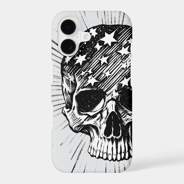Skull & Stars II Case-Mate iPhone Case (Back)