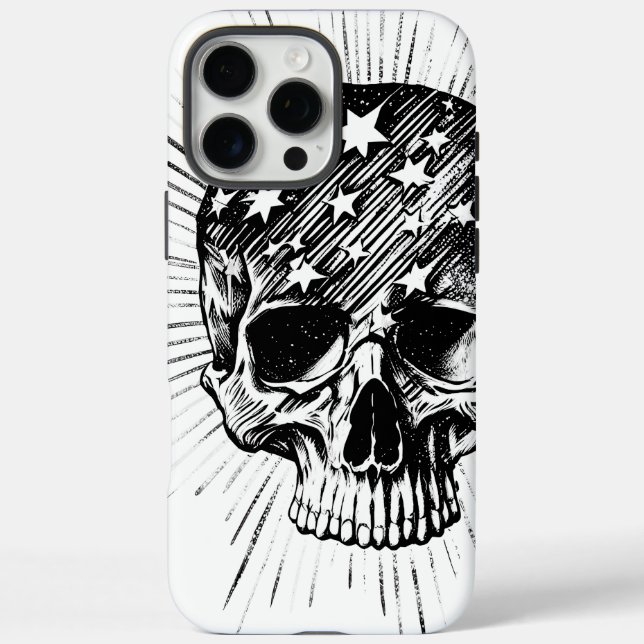 Skull & Stars II Case-Mate iPhone Case (Back)