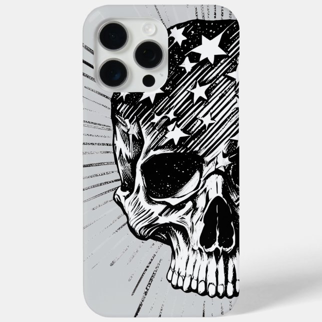 Skull & Stars II Case-Mate iPhone Case (Back)