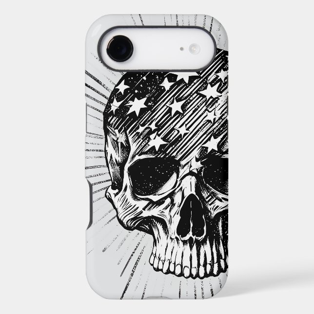 Skull & Stars II Case-Mate iPhone Case (Back)