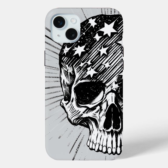 Skull & Stars II Case-Mate iPhone Case (Back)