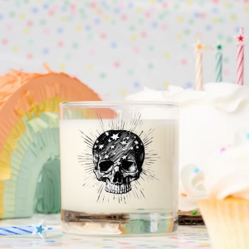 Skull & Stars Ii Scented Candle by WaywardMuse at Zazzle