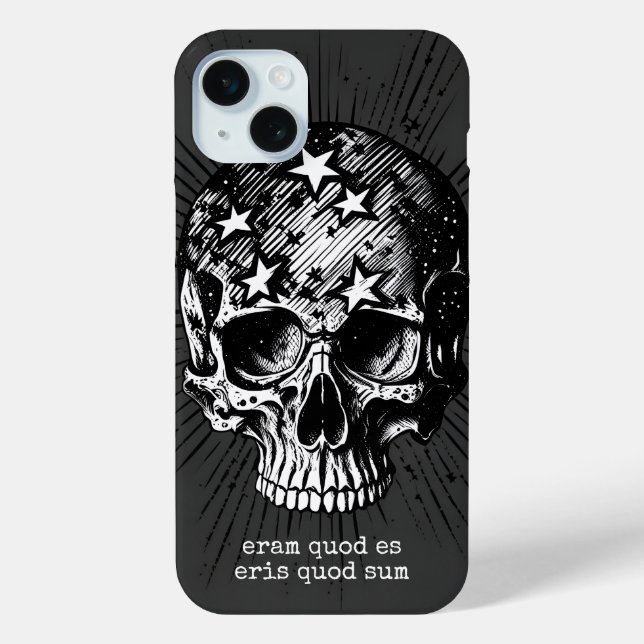 Skull & Stars III Case-Mate iPhone Case (Back)