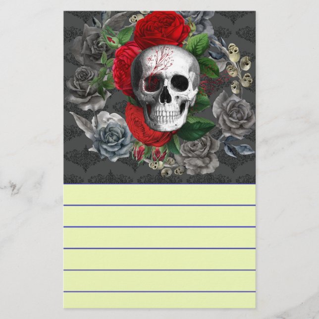 Skull Stationery (Front)
