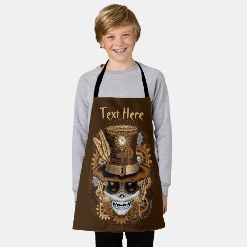 Skull Steampunk Voodoo Retro Machine Apron