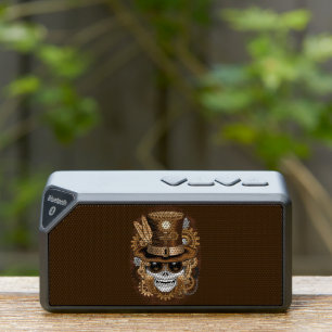 Skull Steampunk Voodoo Retro Machine Bluetooth Speaker