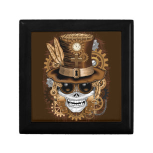 Skull Steampunk Voodoo Retro Machine Gift Box